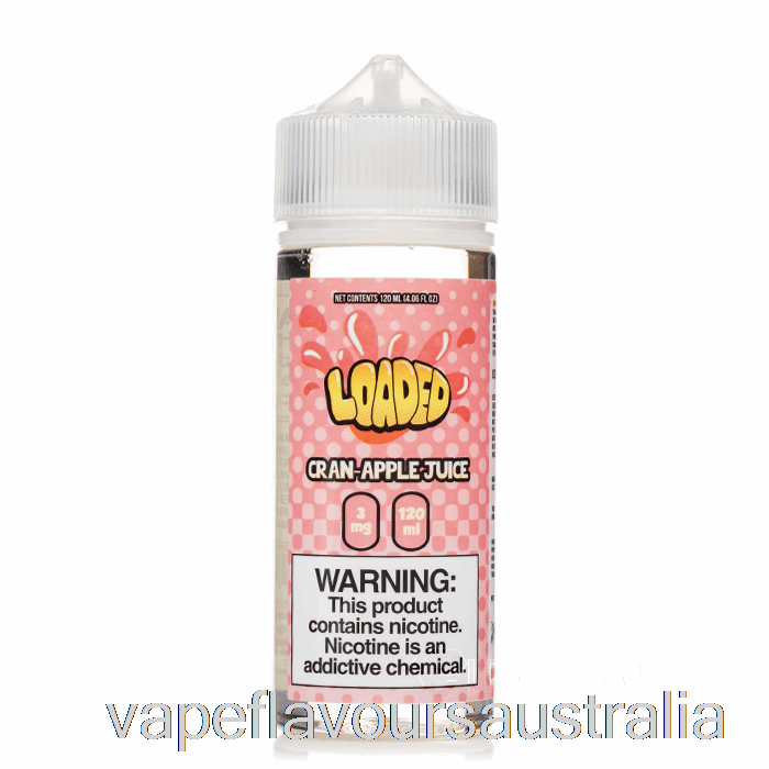 Vape Nicotine Australia CRAN APPLE - Loaded E-Liquid - Ruthless - 120mL 0mg